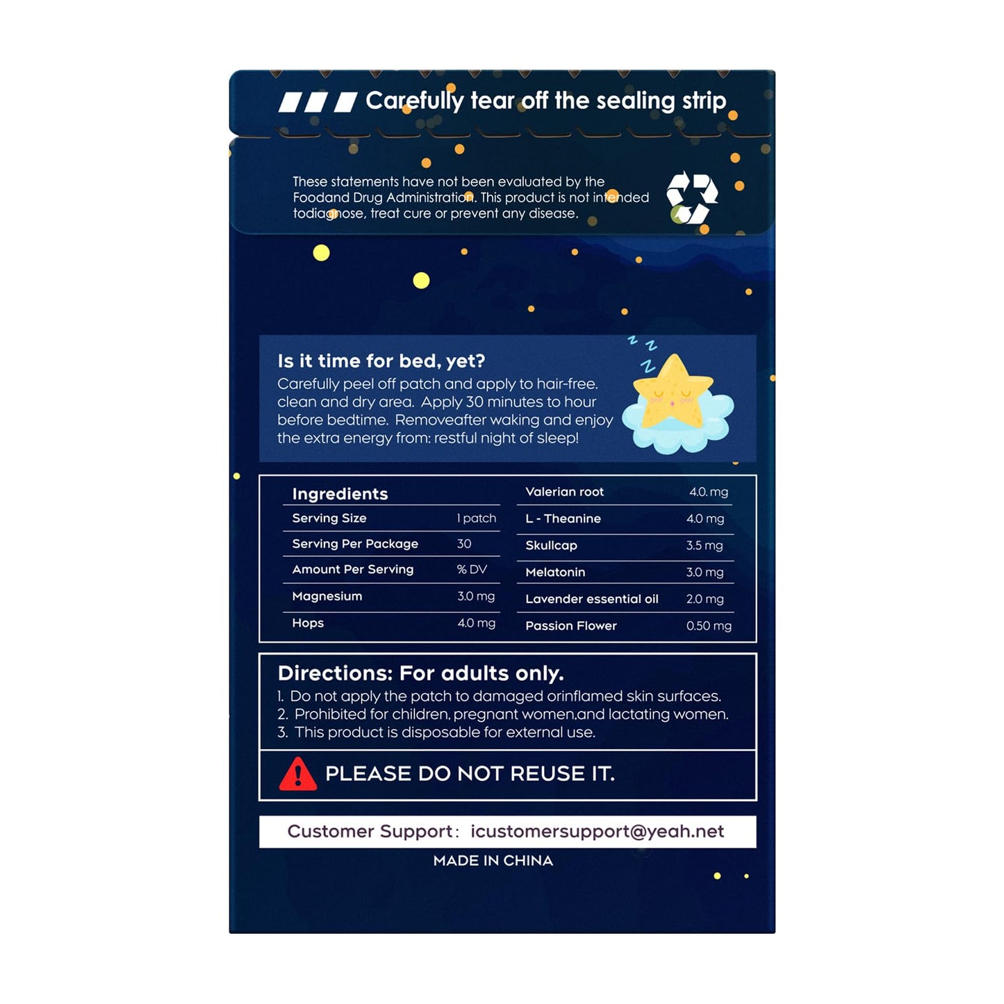 RAAYAM Deep Sleep Patches Tablet, 1 Count