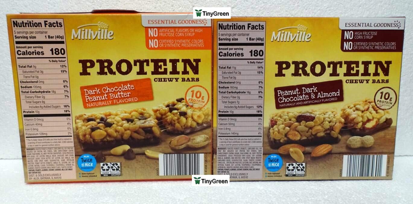 Millville Protein Chew Bars 2 Count