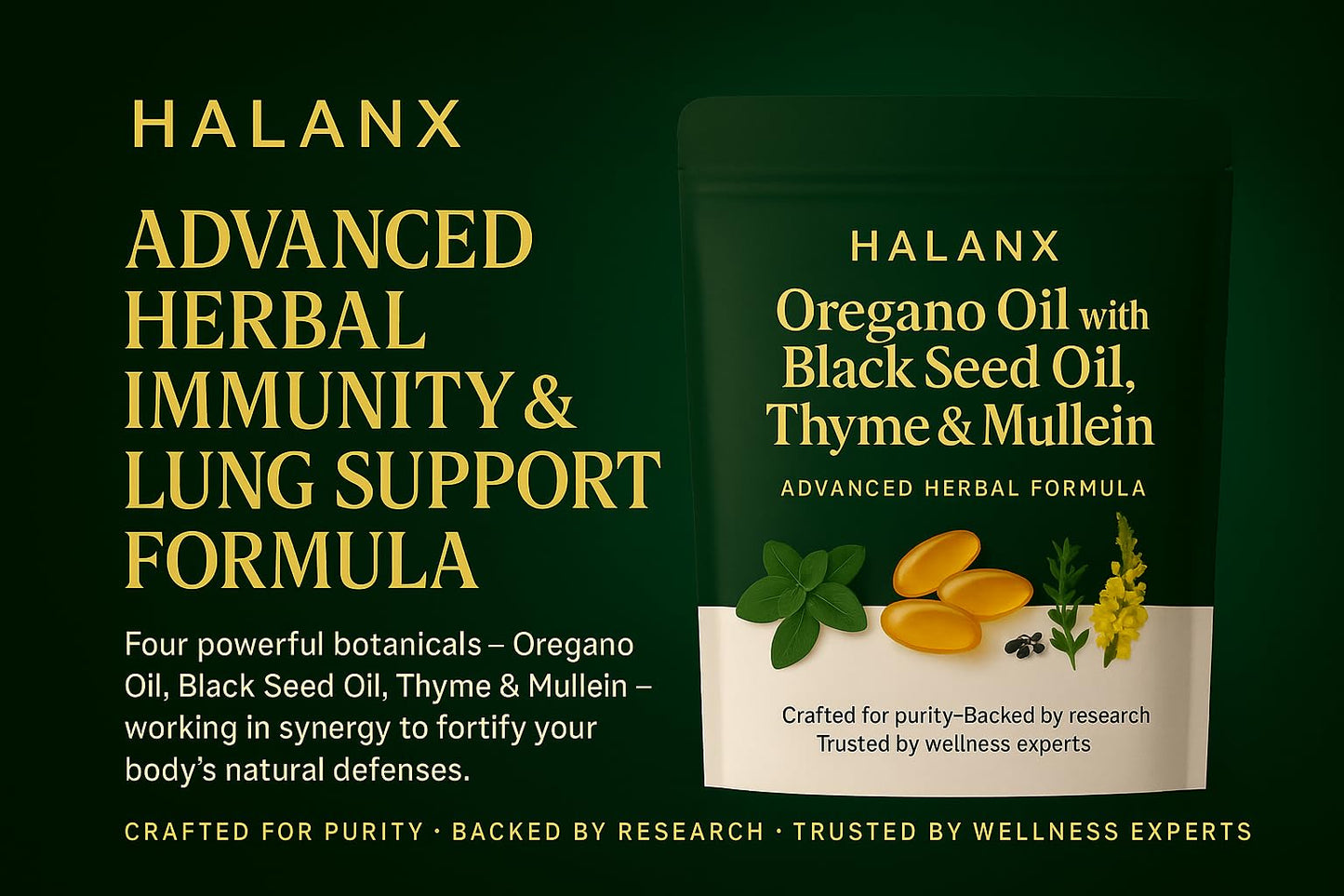 Halanx Oil of Oregano Softgels, 300 Count