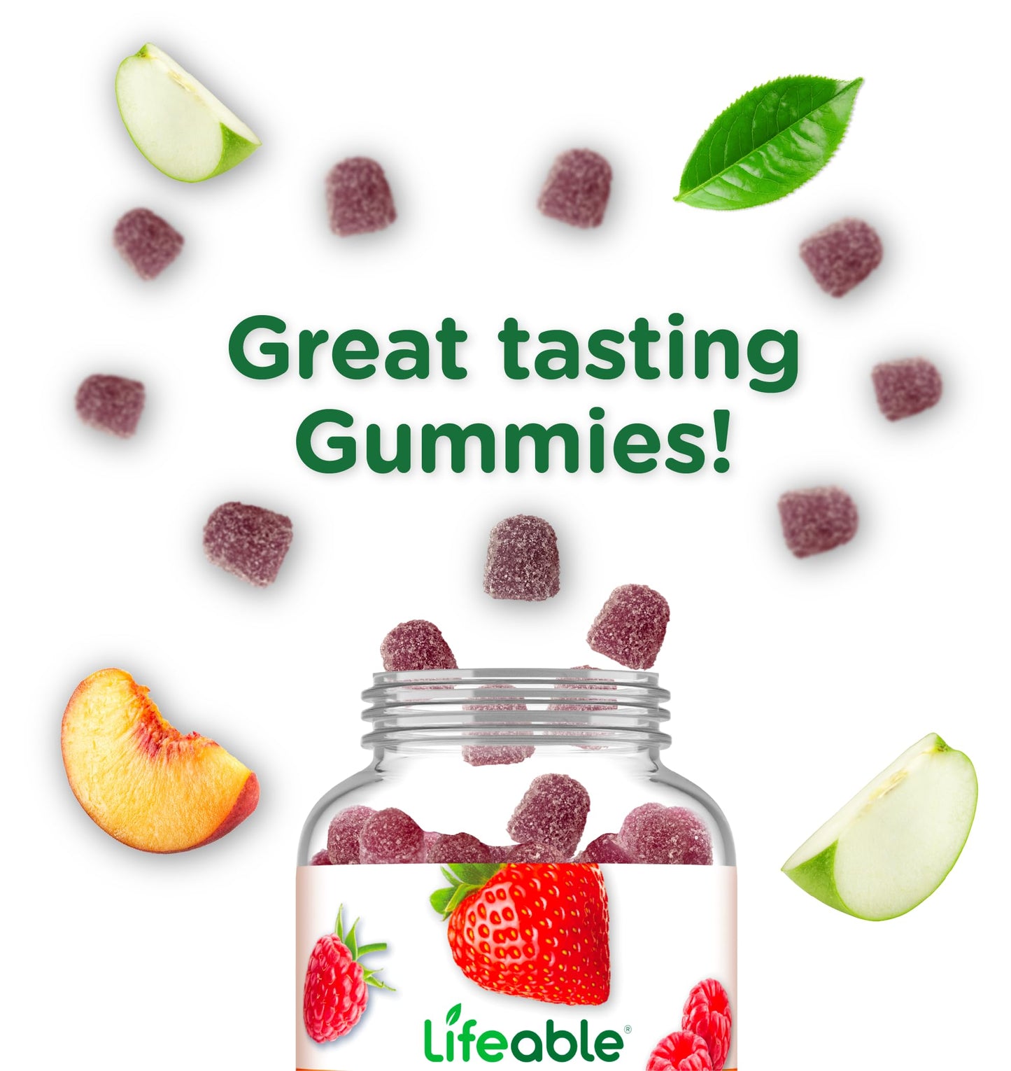 Lifeable Omega 3 for Kids, 60 Gummies