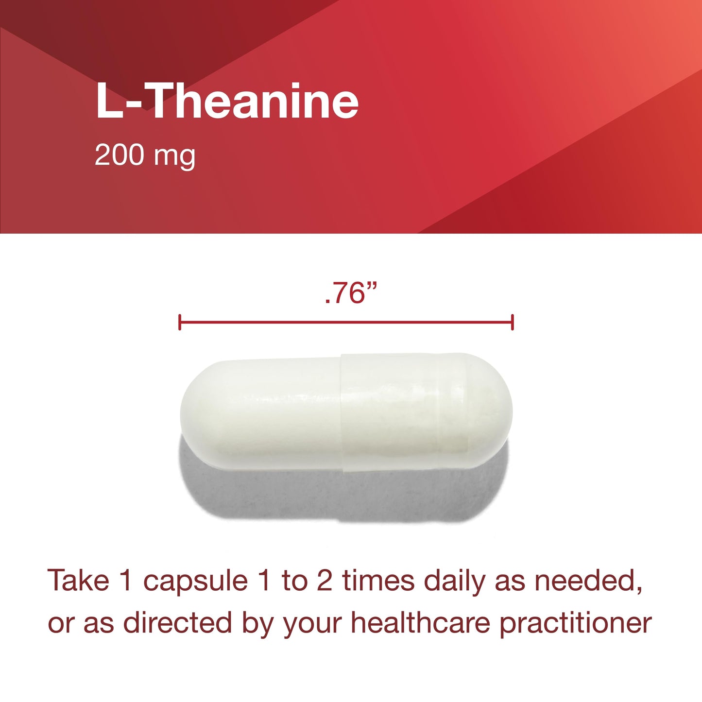 PROTOCOL FOR LIFE BALANCE L-Theanine 200mg - Normal Stress Relief - Non-Drowsy 60 Softgels