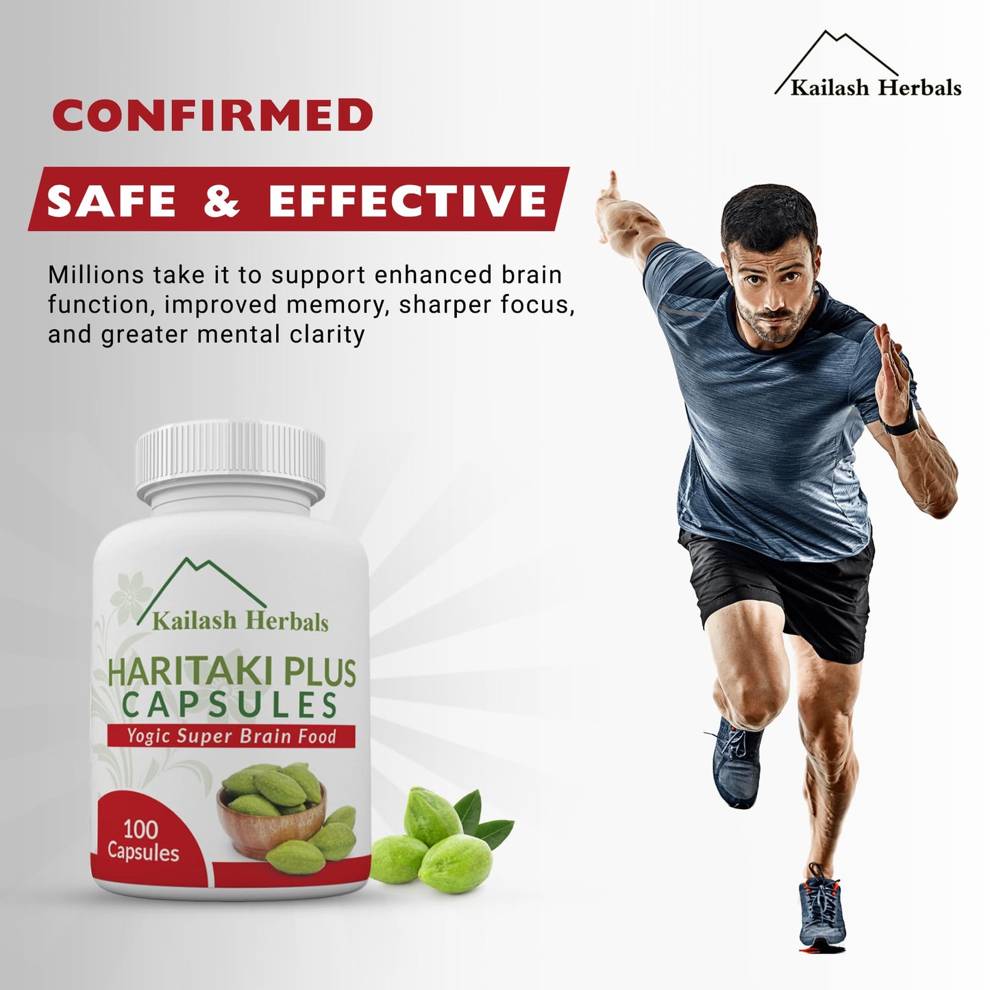 Kailash Herbals Haritaki Capsules, 100 Capsules