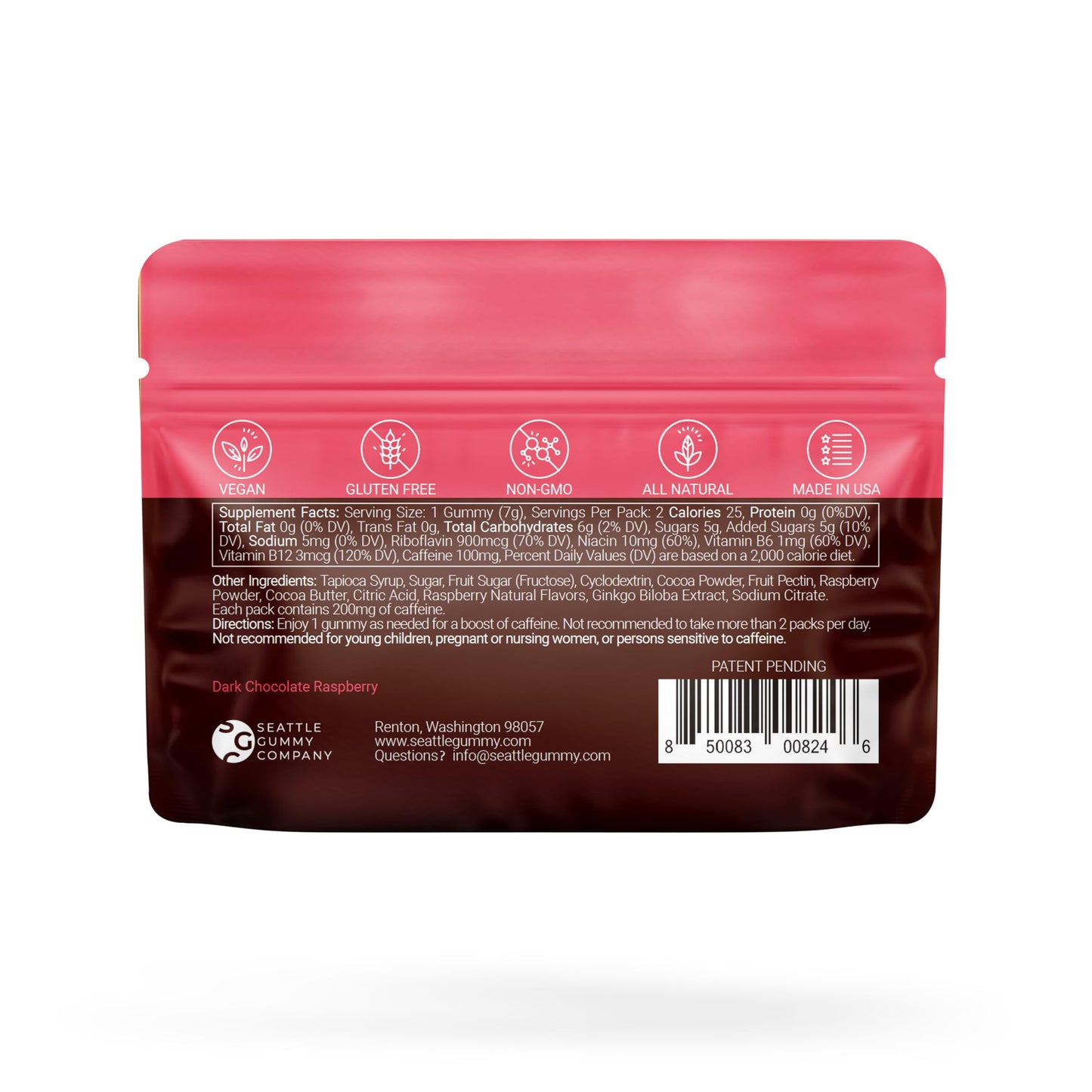 SGC Mocca Shots Caffeine Gummies 12 Count
