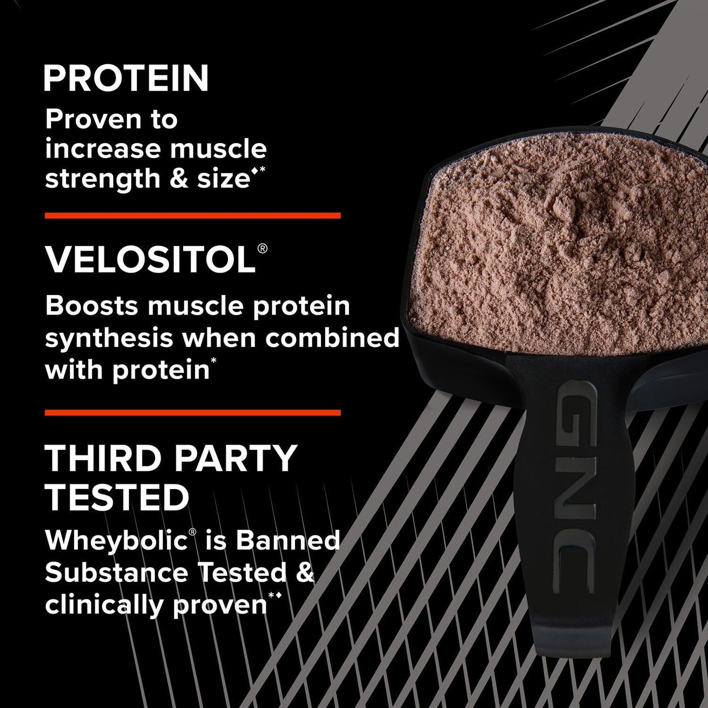GNC AMP Wheybolic Clinically Proven Protein Powder, 25 Servings