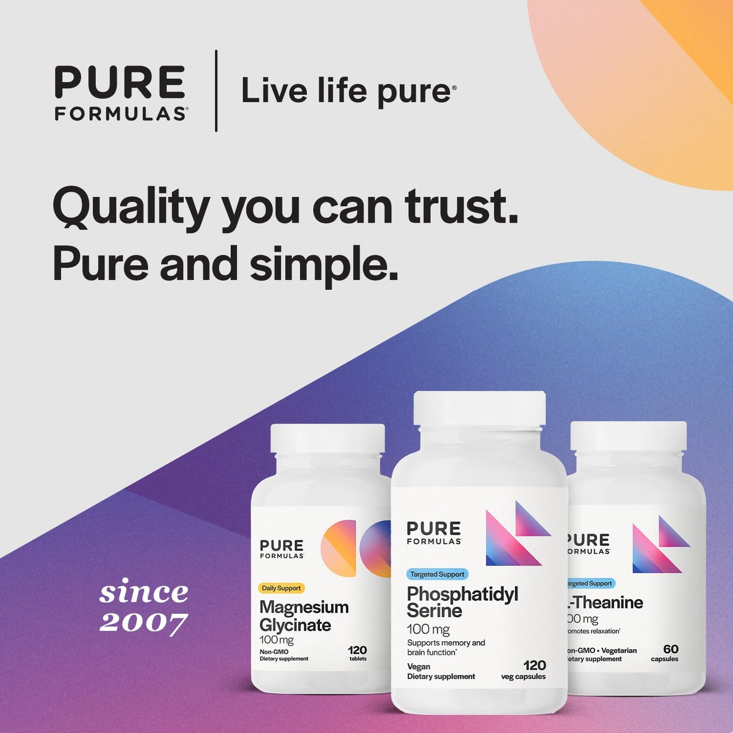 PureFormulas Phosphatidyl Serine Capsules 100 Count