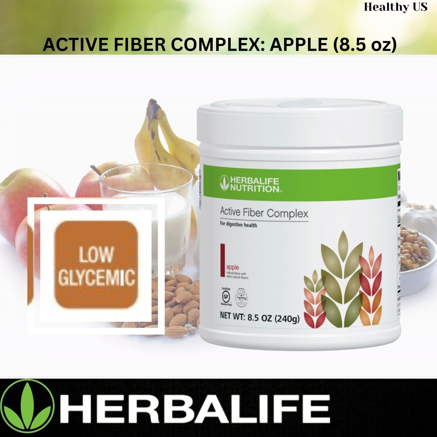 Herbalife Active Fiber Complex Apple Flavor Powder 7.14 oz