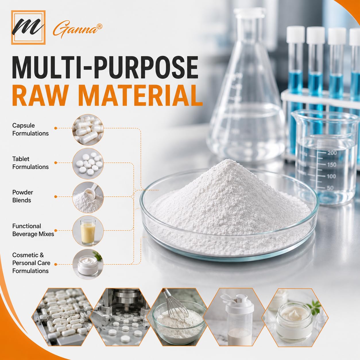 mGanna Magnesium Glycinate Powder 1