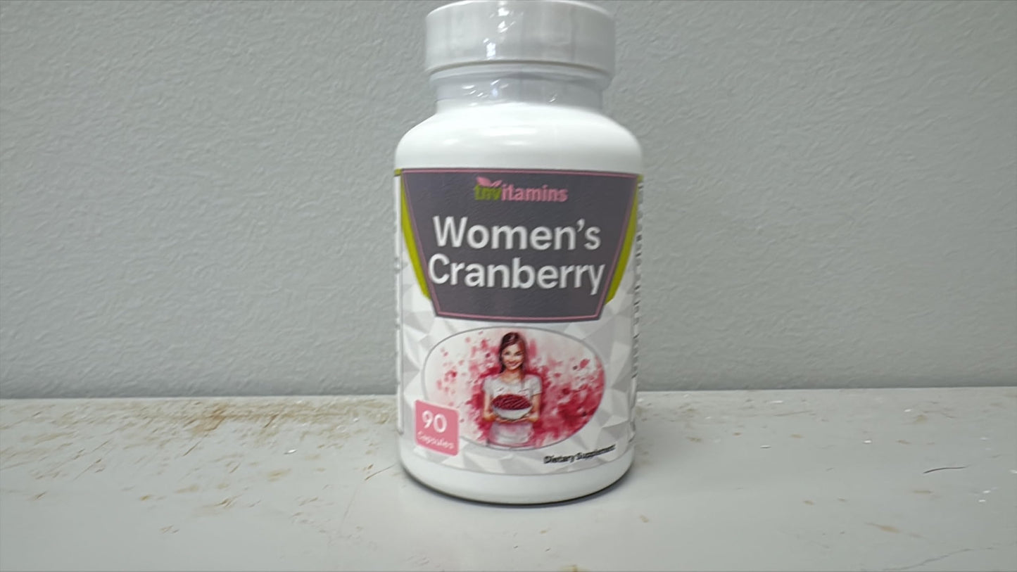 tnvitamins Cranberry Pills for Women Ultra-High Potency Cranberry Concentrate Extract Capsules, 90 Capsules