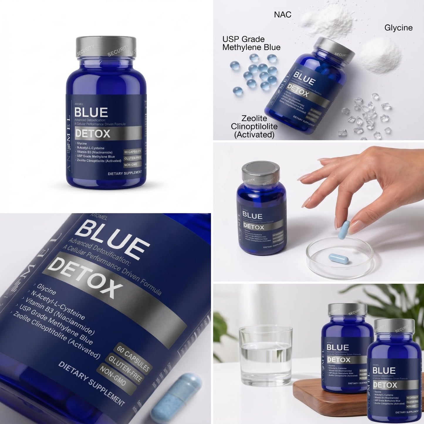 aromel Blue Detox Capsule, 60 Capsules