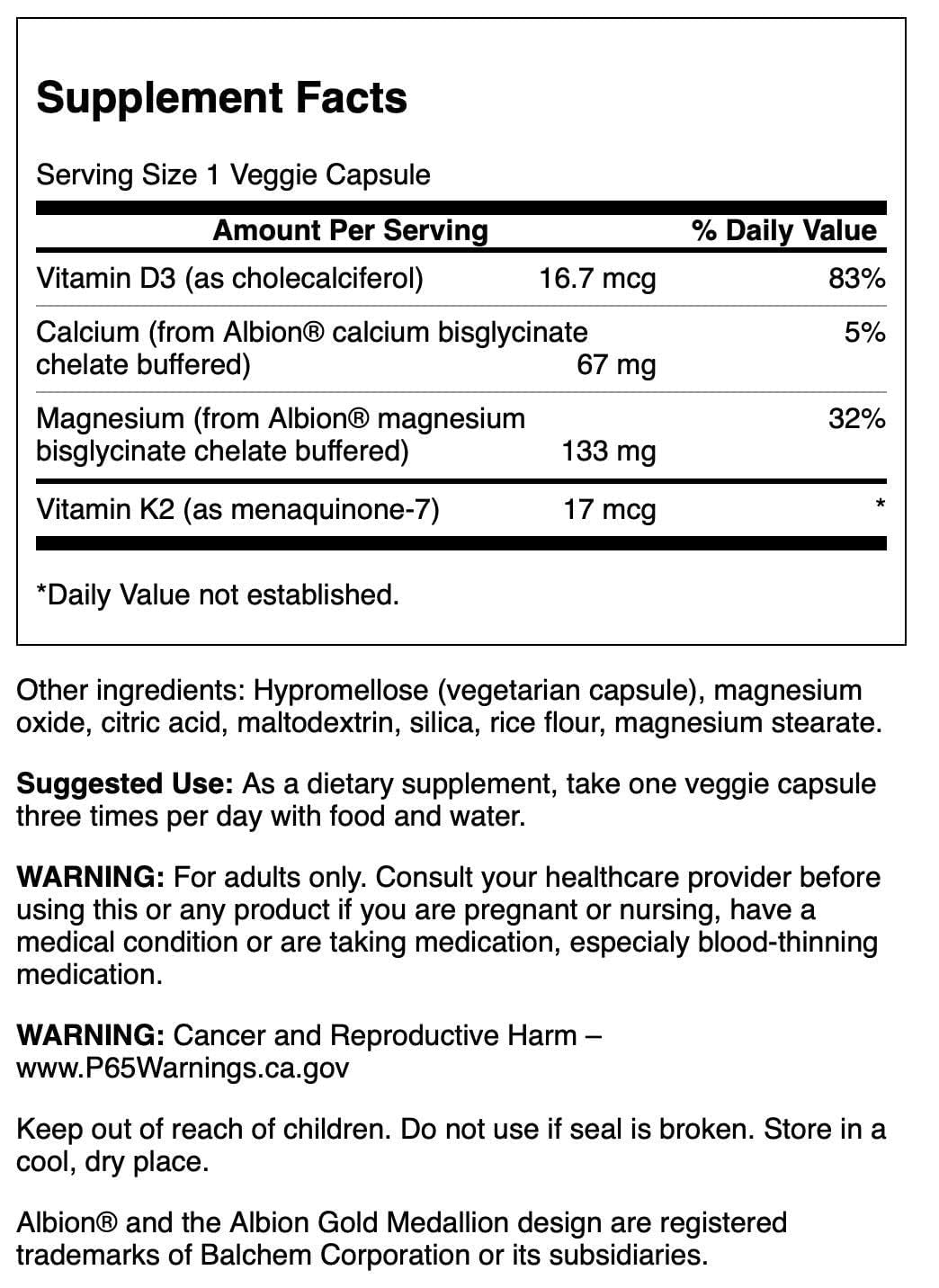 Swanson Albion Chelated Magnesium & Calcium 2:1 Veg Capsules, 90 Capsules