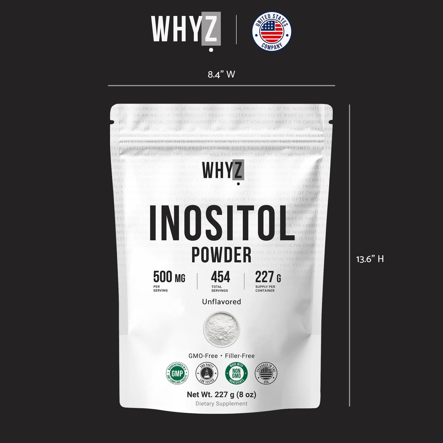 WHYZ Inositol Powder 8