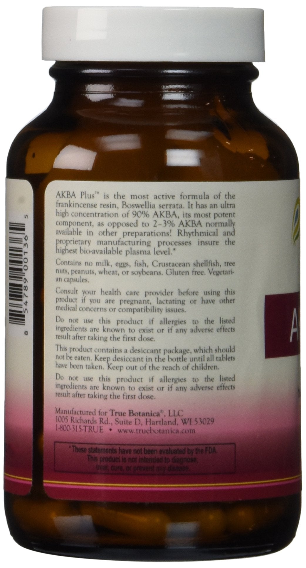 True Botanica Akba Plus Capsules 90