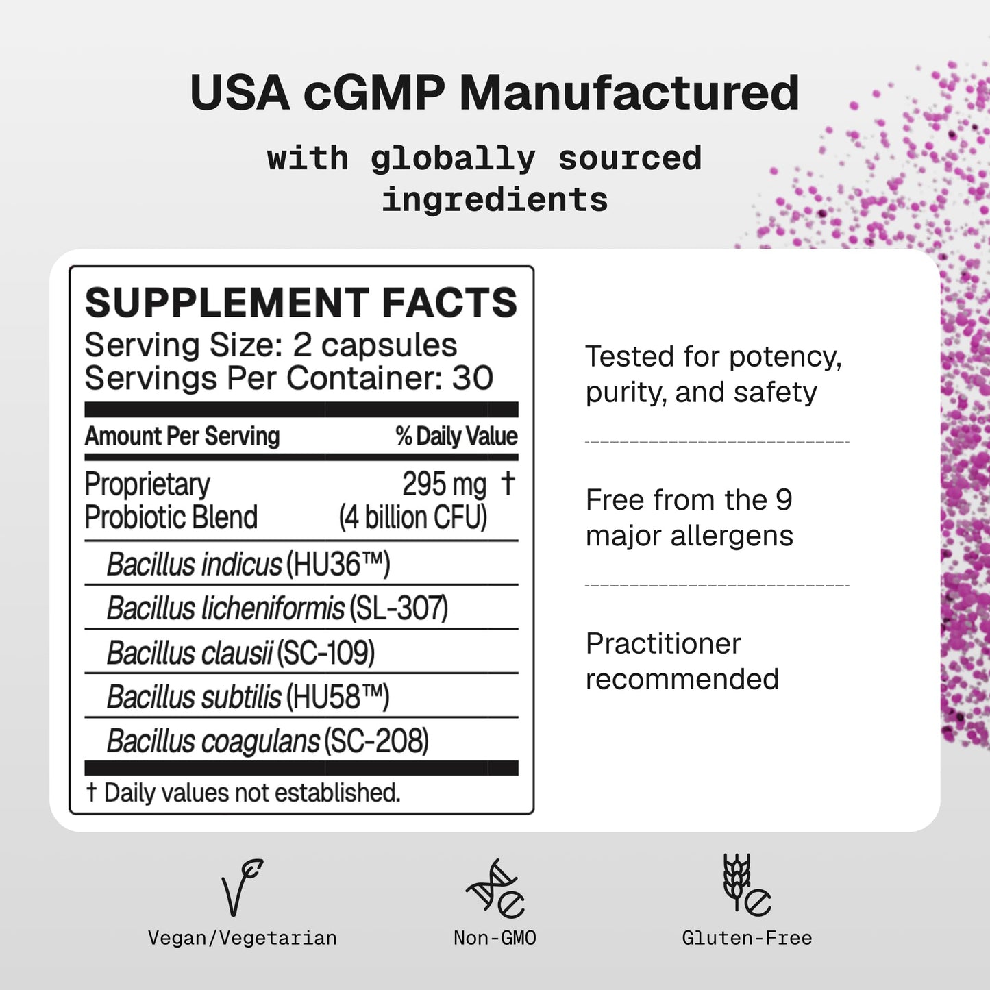 Microbiome Labs MegaSporeBiotic Daily Probiotic for Women + Men Capsules, 60 Count