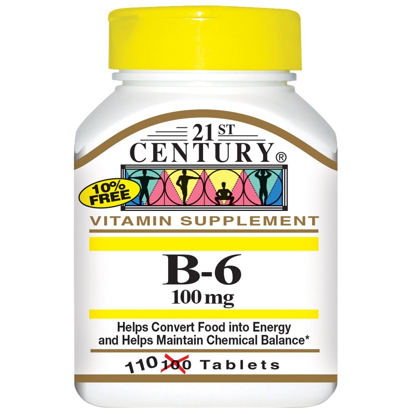 21st Century Vitamin B-6 100 mg, 660 Tablets