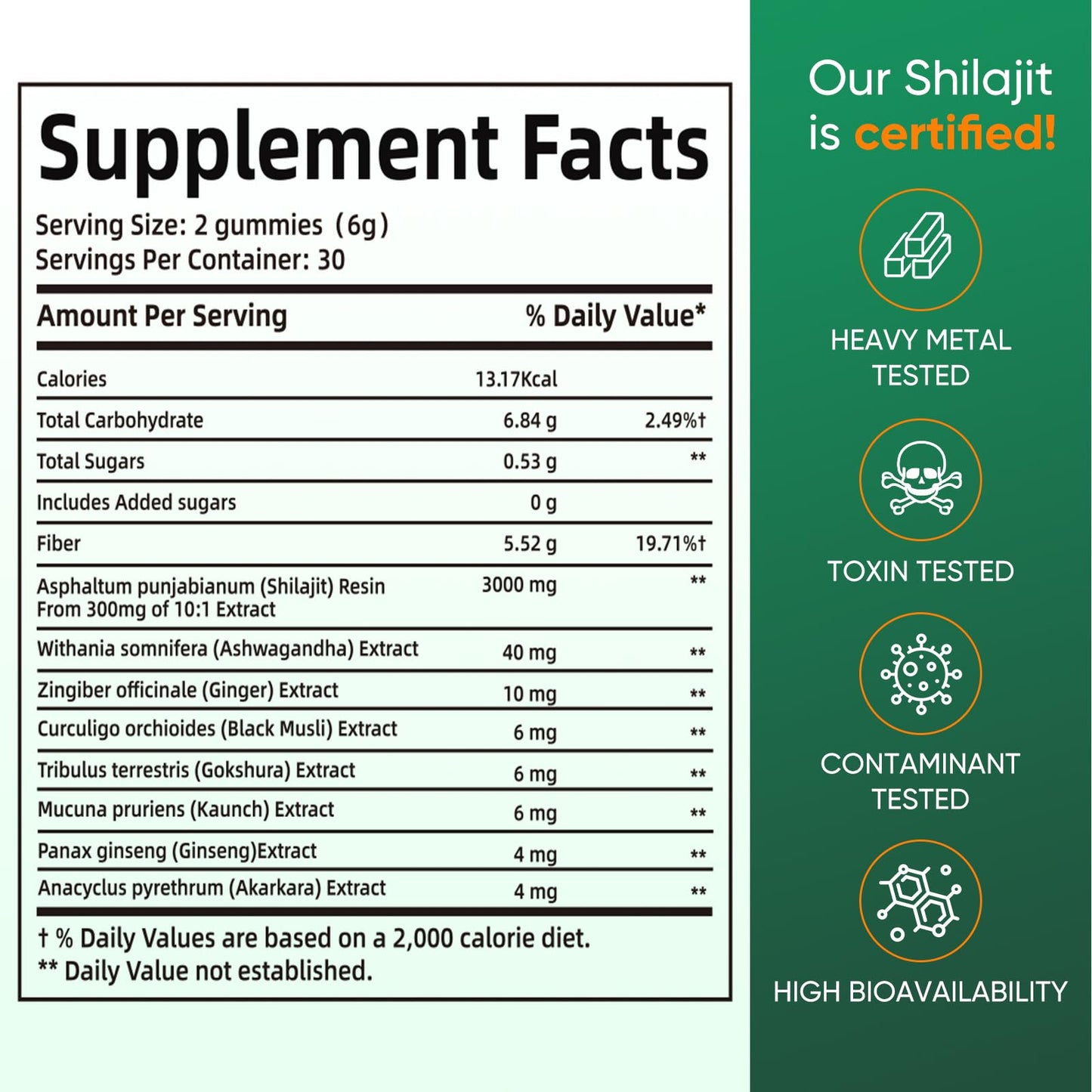 Xuore Himalayan Shilajit & Sea Moss Gummies, 120 Gummies