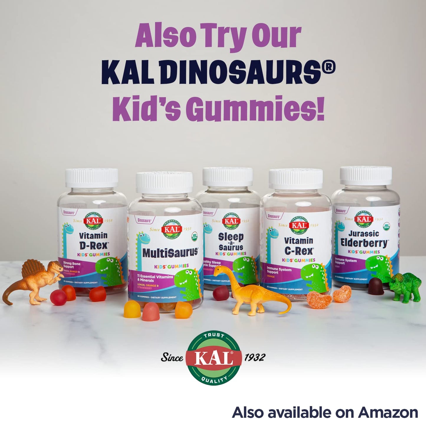 KAL Vitamin D-Rex Kids Vitamin D Micro Tablets 120