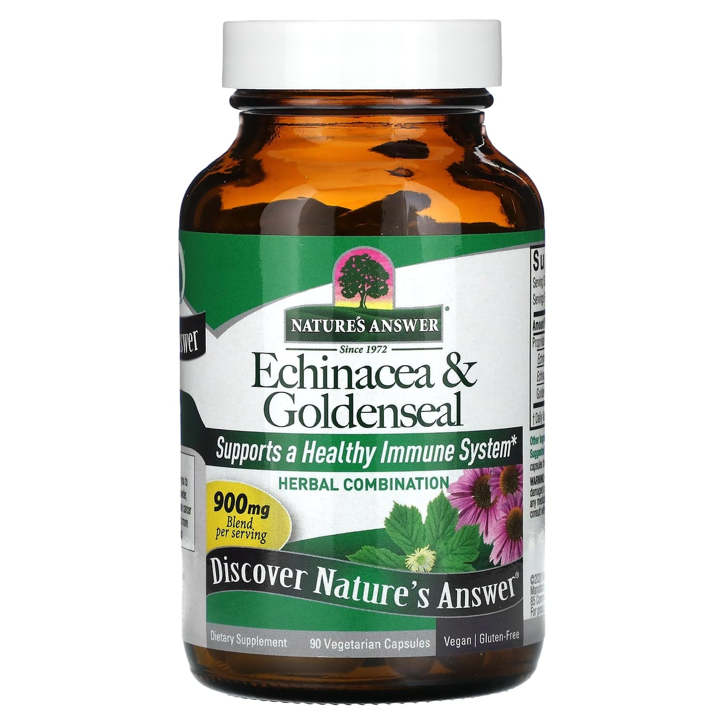 Nature's Answer Echinacea & Goldenseal Capsules 90 Count
