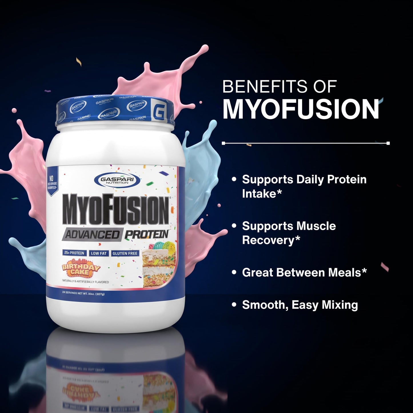Gaspari Nutrition Myofusion Advanced Protein Protein Powder 32 Servings