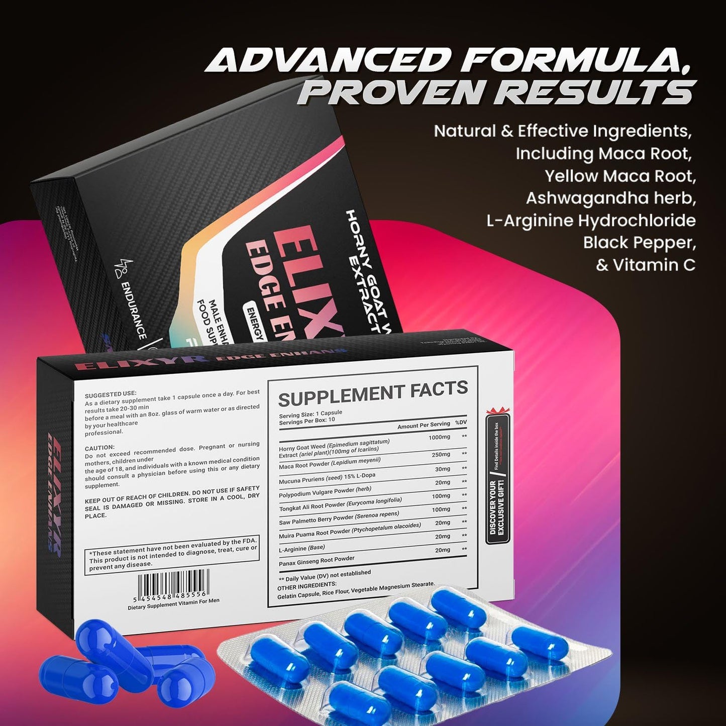 PowerPro++ Sports Nutrition for Improved Performance and Energy Supplement Capsule 10 Count