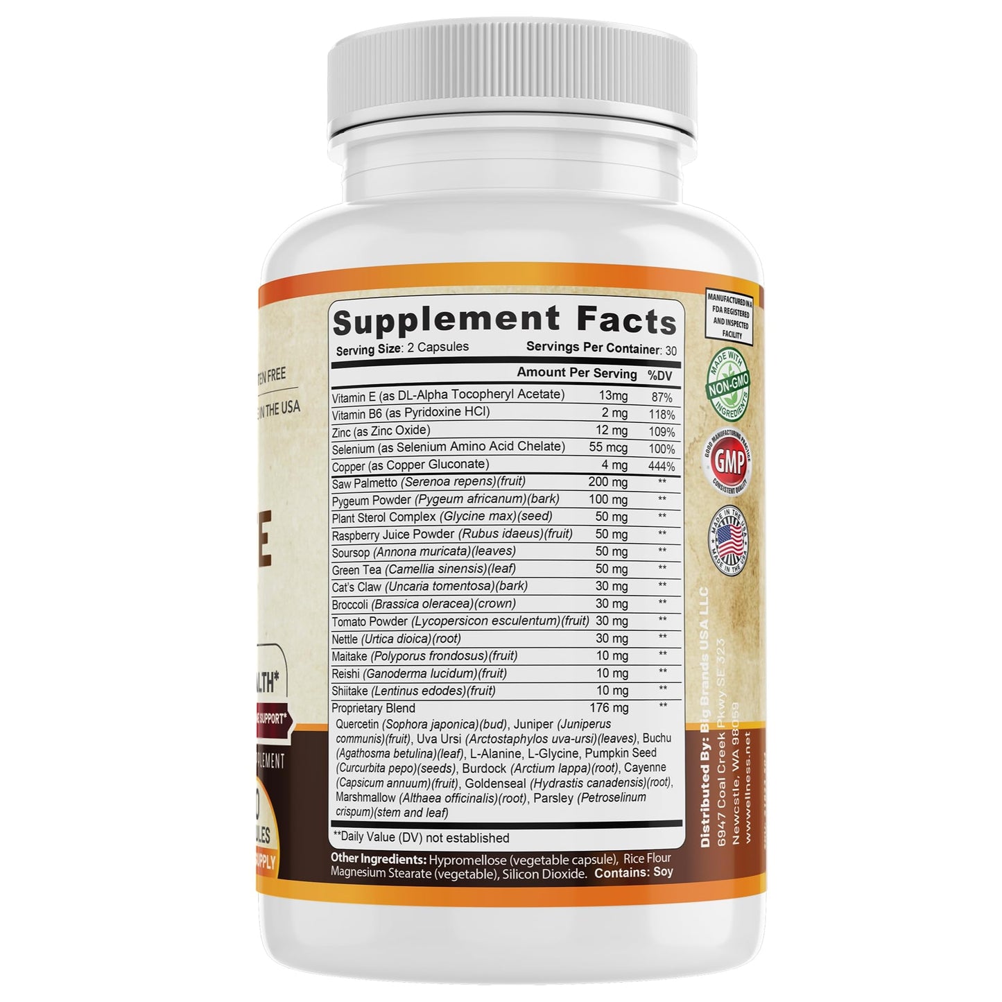 WHOLE WORLD WELLNESS Advanced Prostate Complex Capsules 60