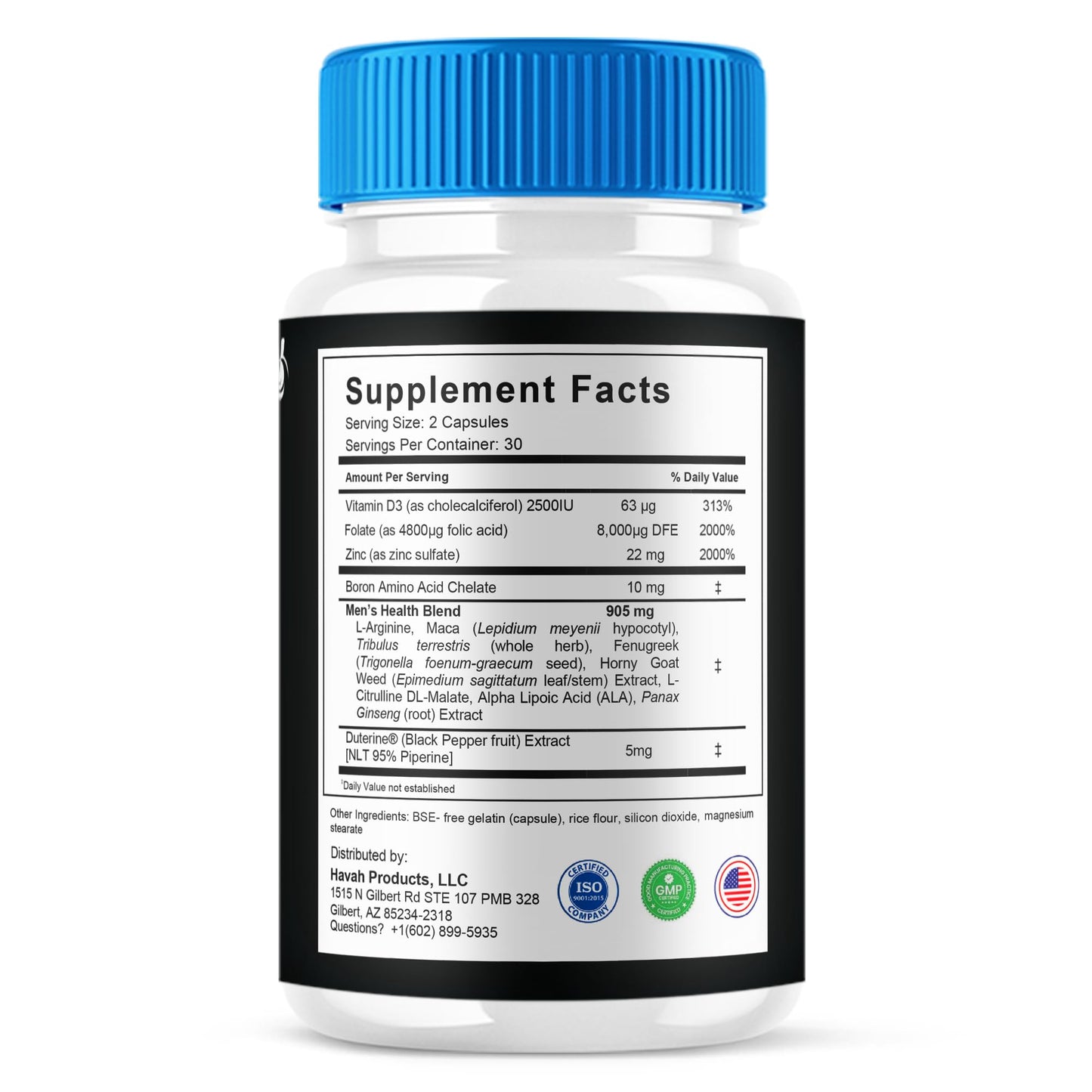 Blue Vibe Iron Boost Pro Premium Performance Capsules, 300 Capsules