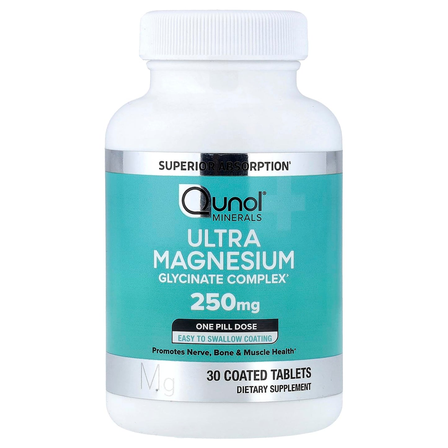 Qunol Ultra Magnesium 250 mg Tablet, 30 Count