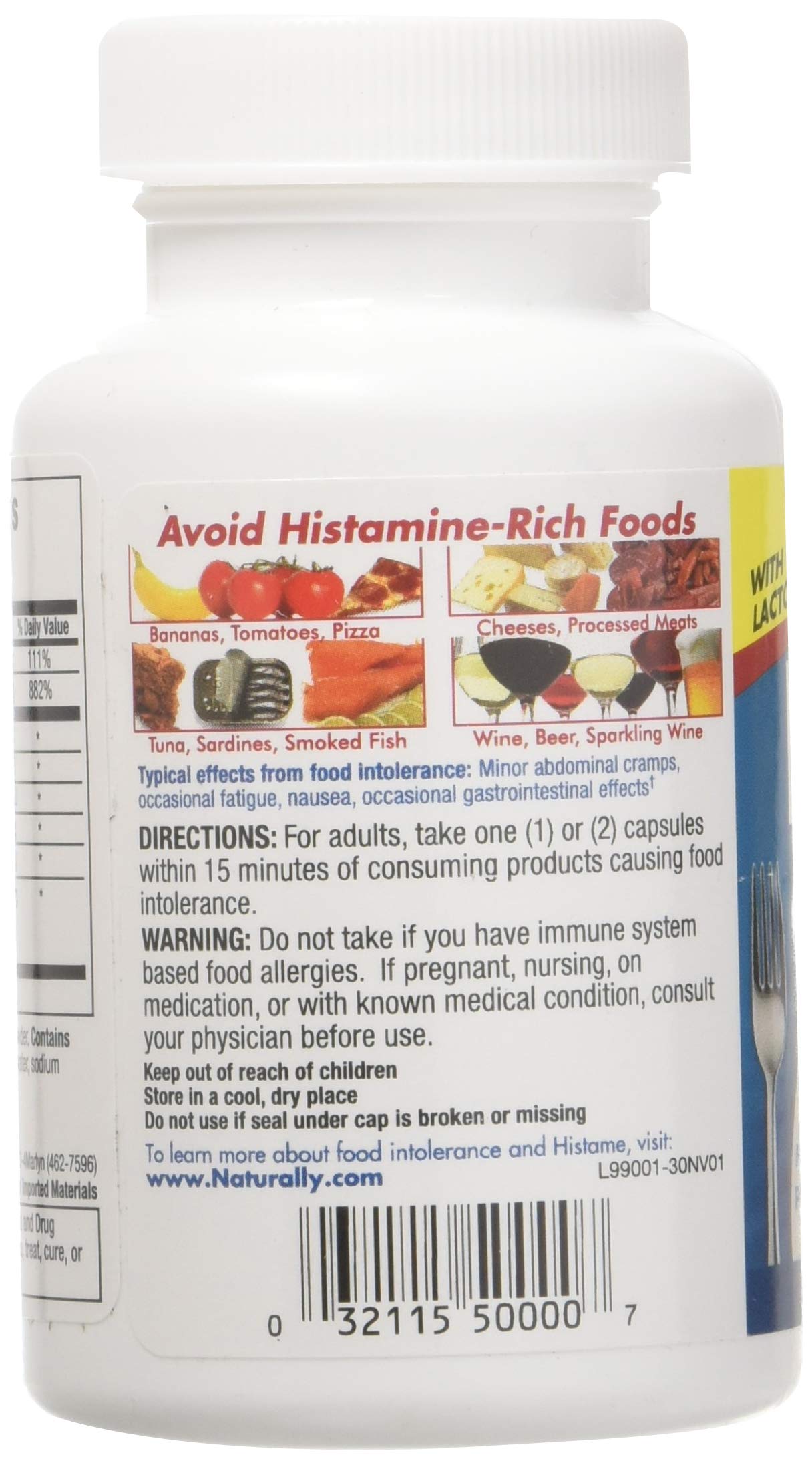 HISTAME Naturally Vitamins Histame Capsules 30 Count