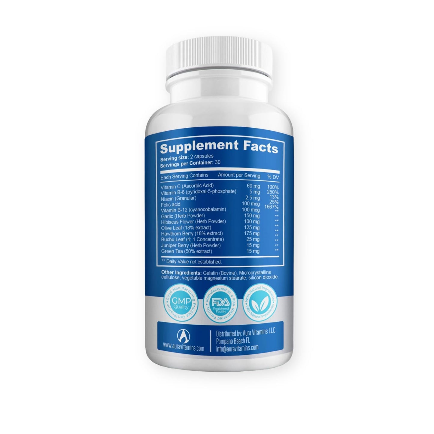 BACTICURE Audio Calm Tinnitus Relief Capsules 60 Count