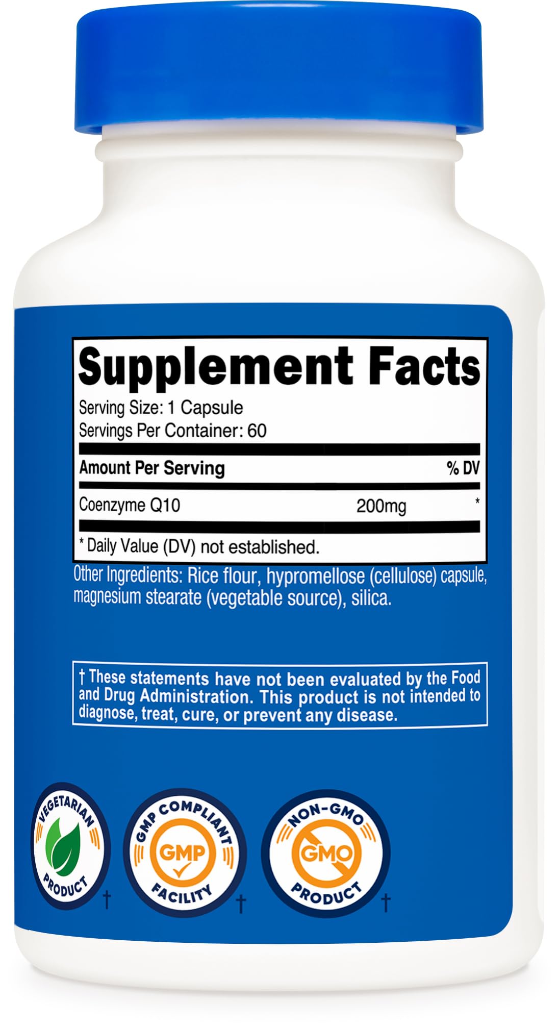 Nutricost CoQ10 200mg Capsules 60