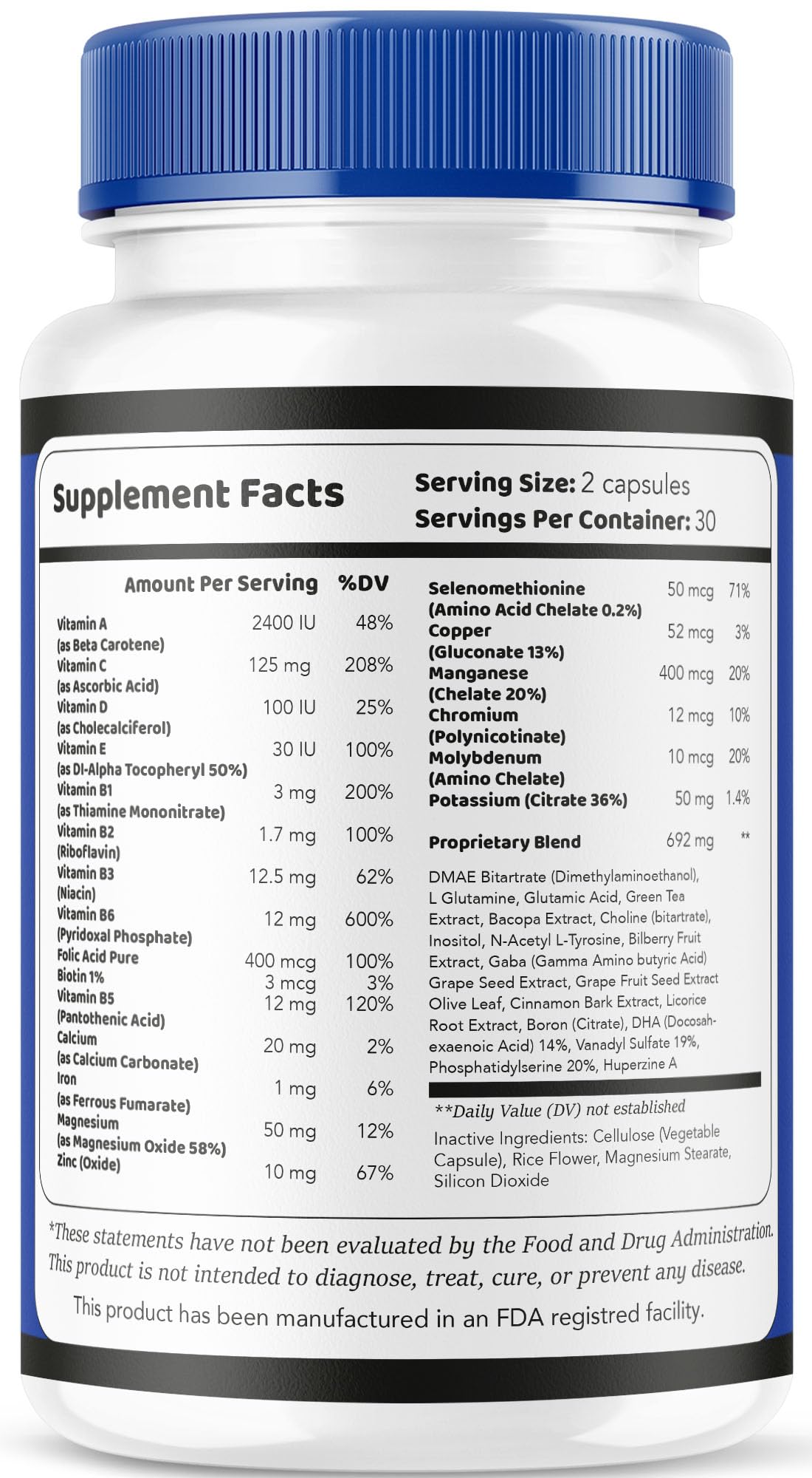 LIVORKA Neuro Drive Capsules Advanced Formula, 300 Capsules