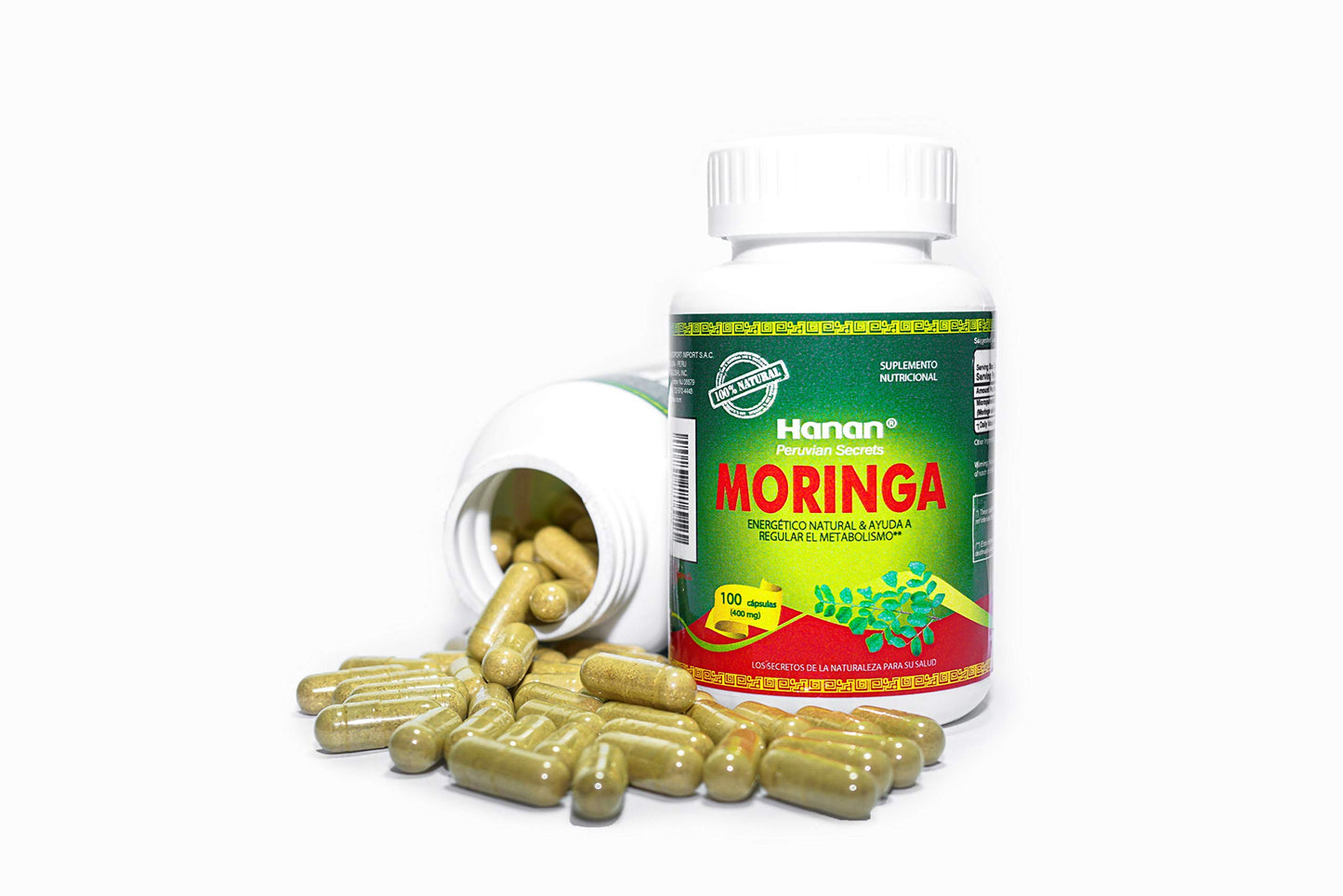 Hanan Moringa Superfood Powder 600 Capsules