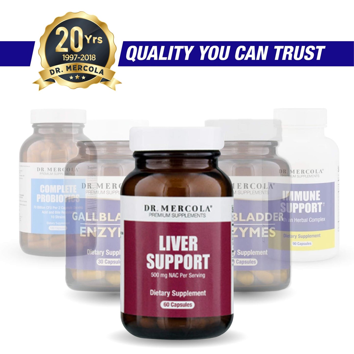Dr. Mercola Liver Support Formula 120 Capsules