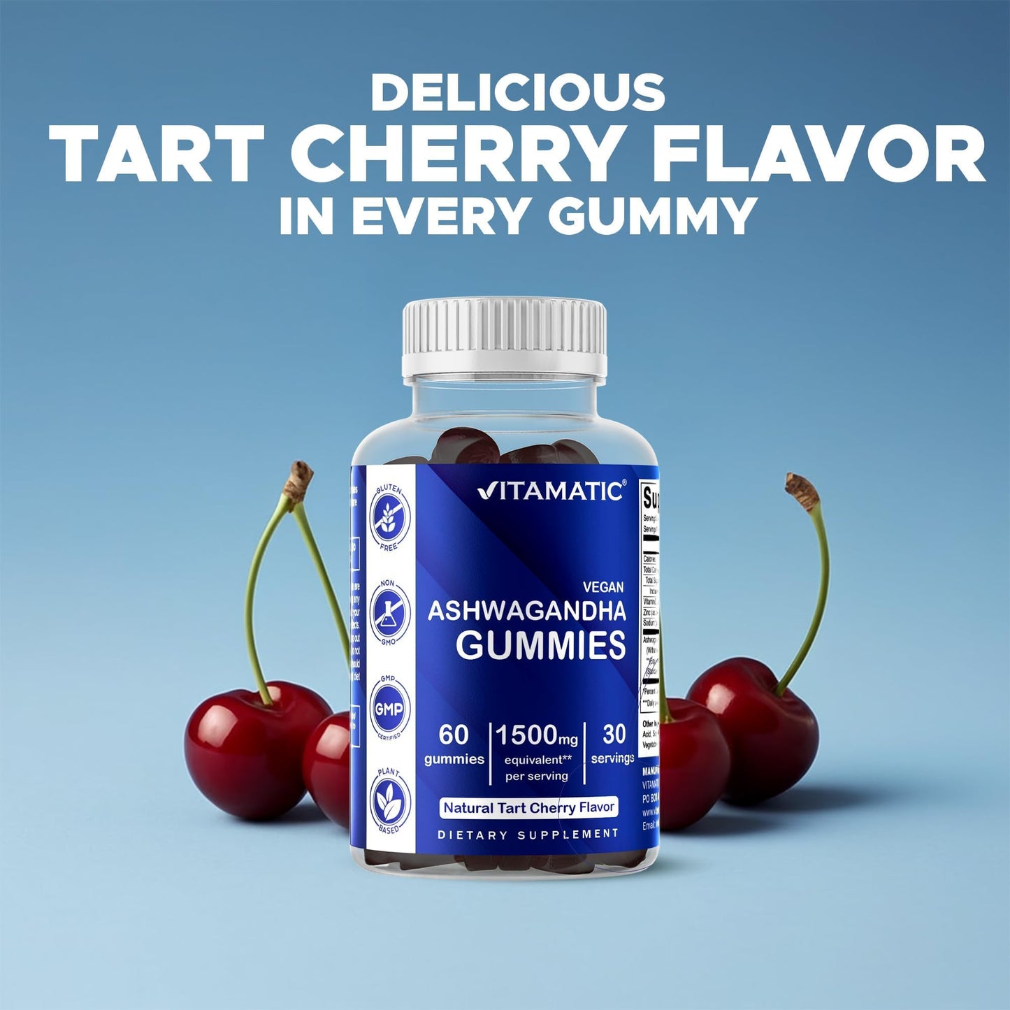 Vitamatic Ashwagandha Gummies 60 Gummies