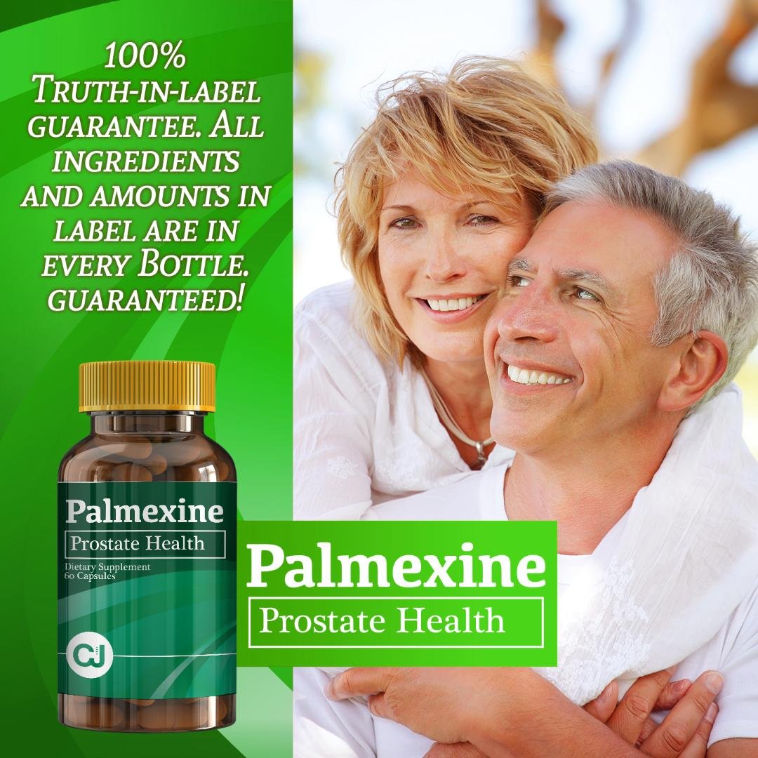 Palmexine Prostate Health Complex Saw Palmetto-Zinc-Pygeum Africanum, 60 Capsules