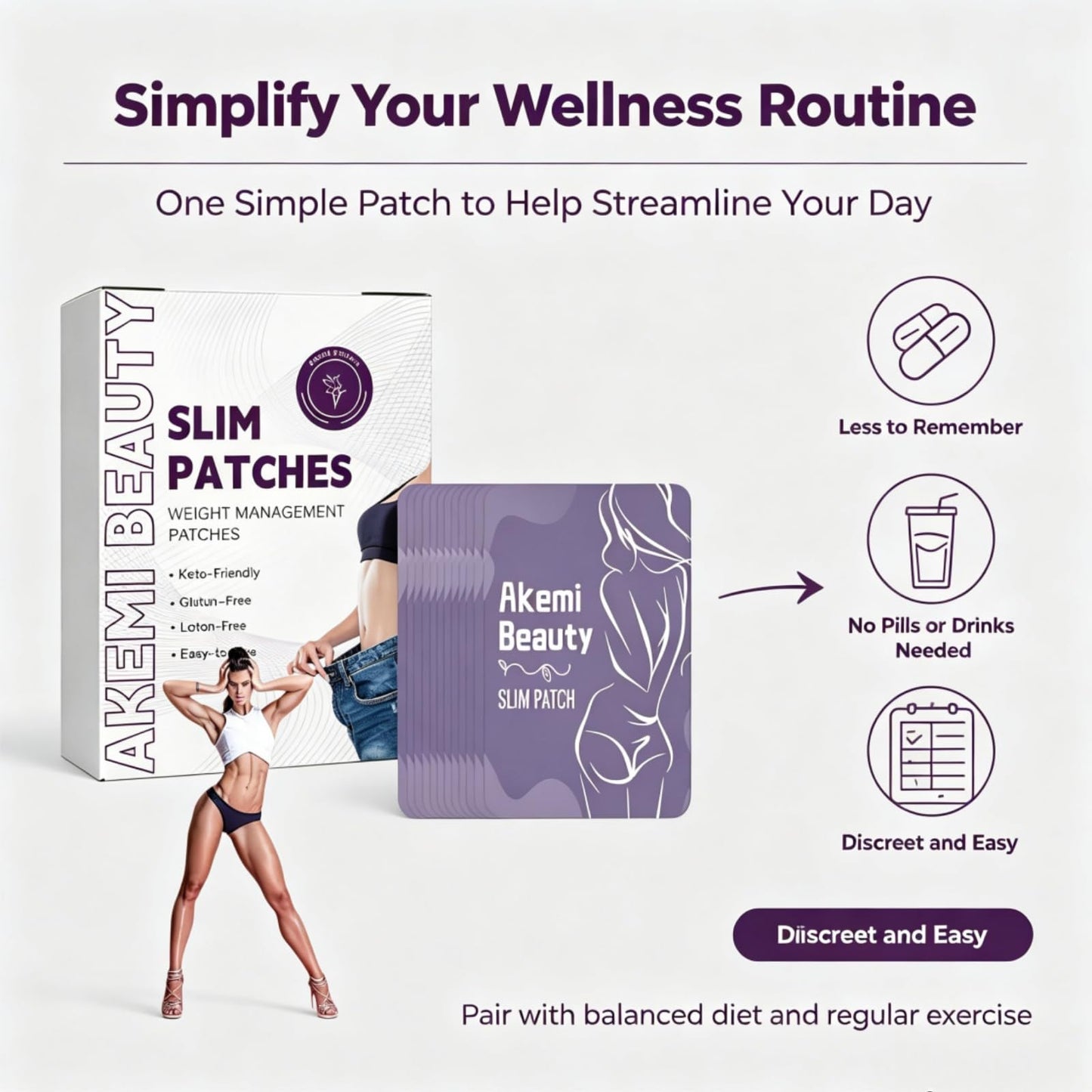 Akemi Beauty Slim Patch Caplets 12