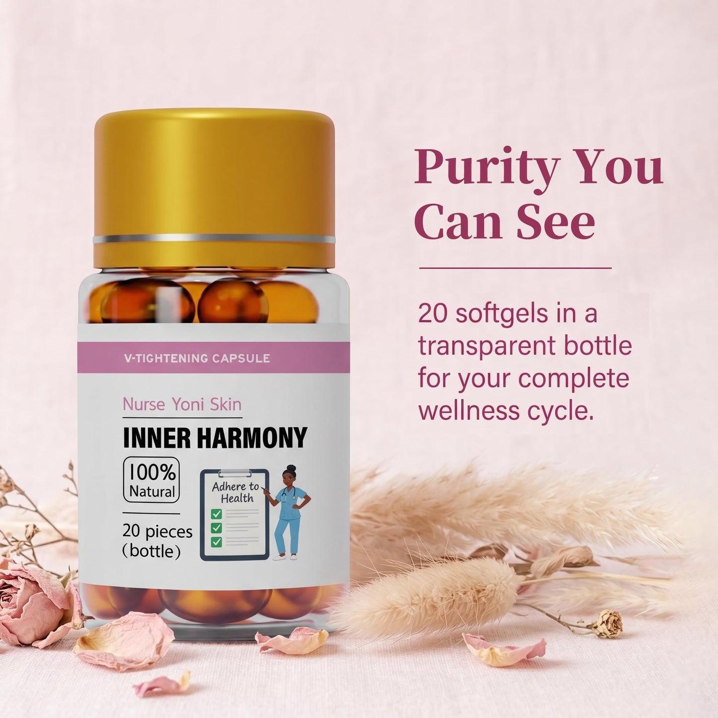 Nurse Yoni Skin Inner Harmony for Women Capsule, 1 Count