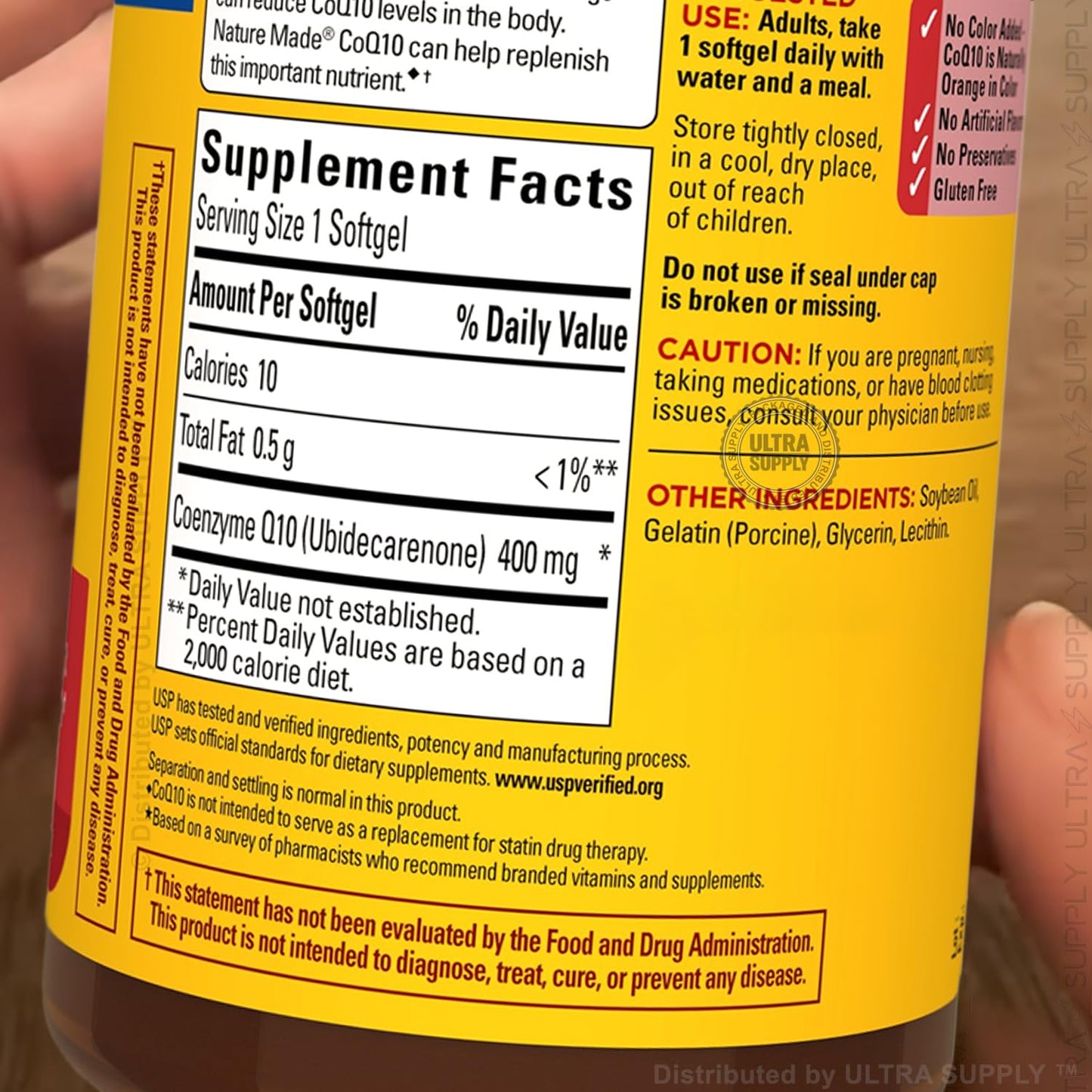 Generic Nature Made CoQ10 400 mg Softgel 90 Count