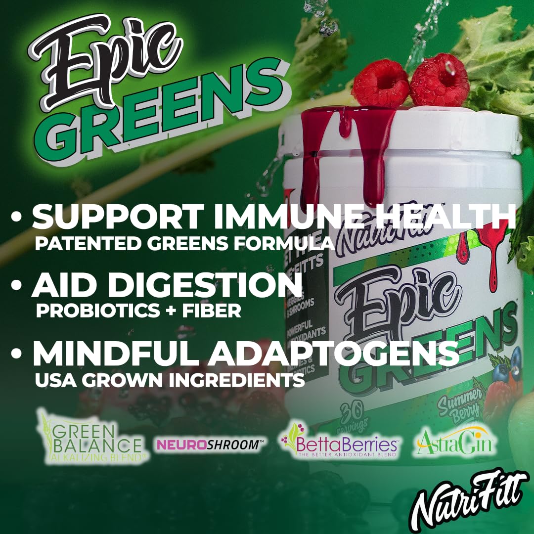 NutriFitt Epic Greens Powder 10