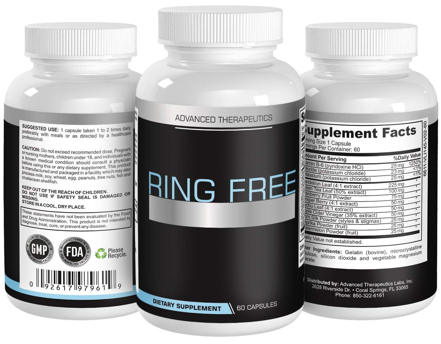 Ring Free Tinnitus Relief Supplement Capsule 60 Capsules