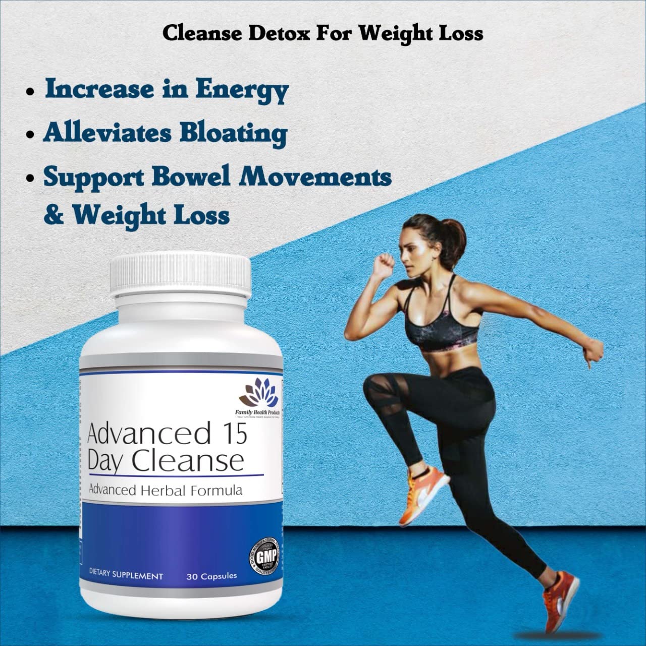 Family Health Products Colon Cleanse Detox Pills Capsule 1 Count