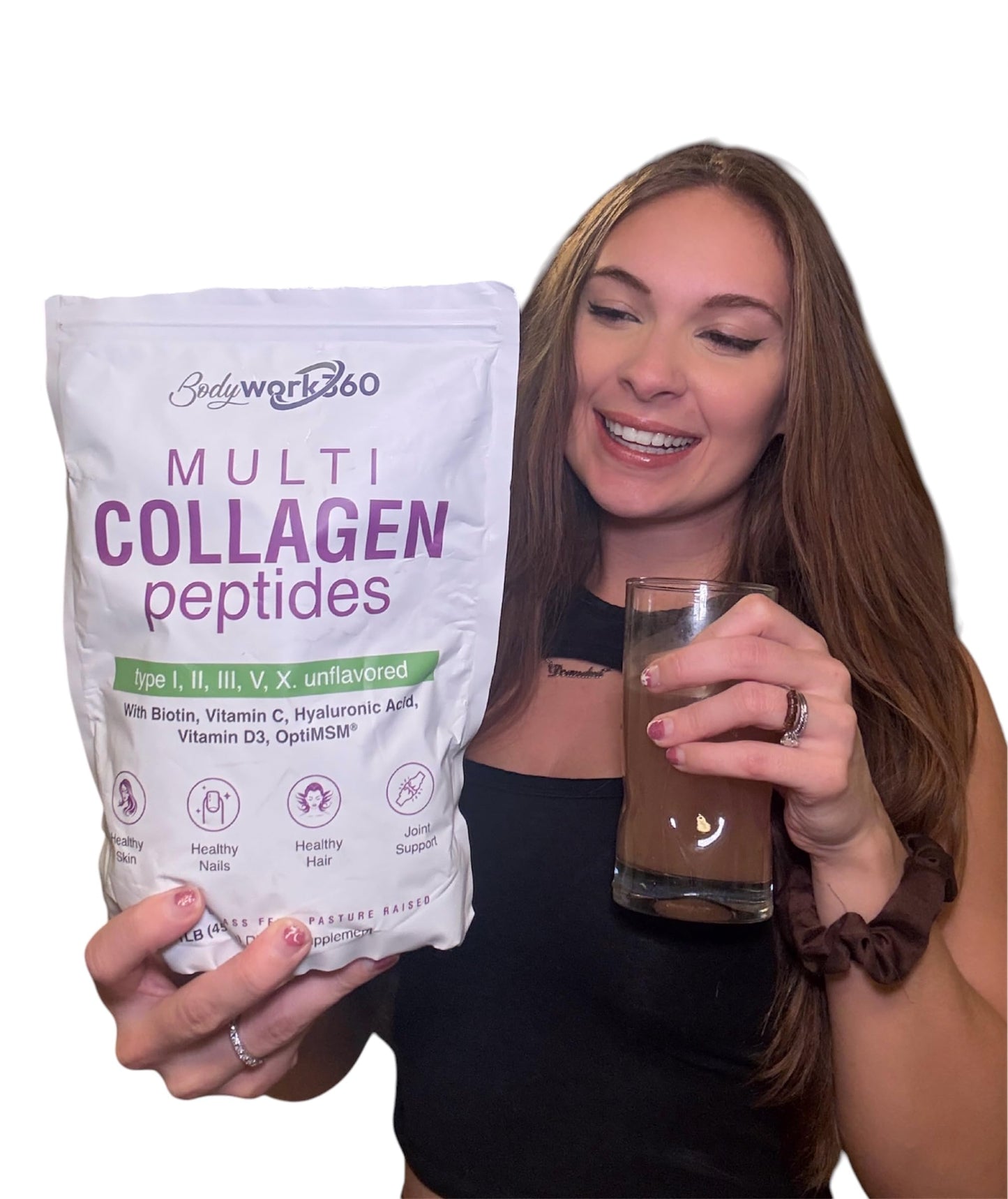BODYWORK360 Multi Collagen Peptides Powder 16 oz