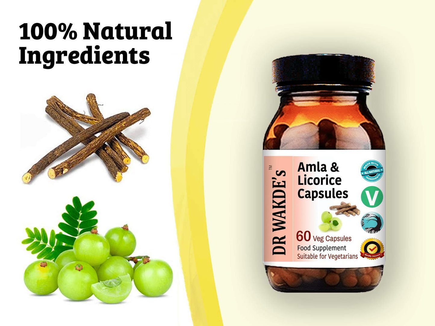 DR WAKDE's Amla & Licorice Capsules 1 Count