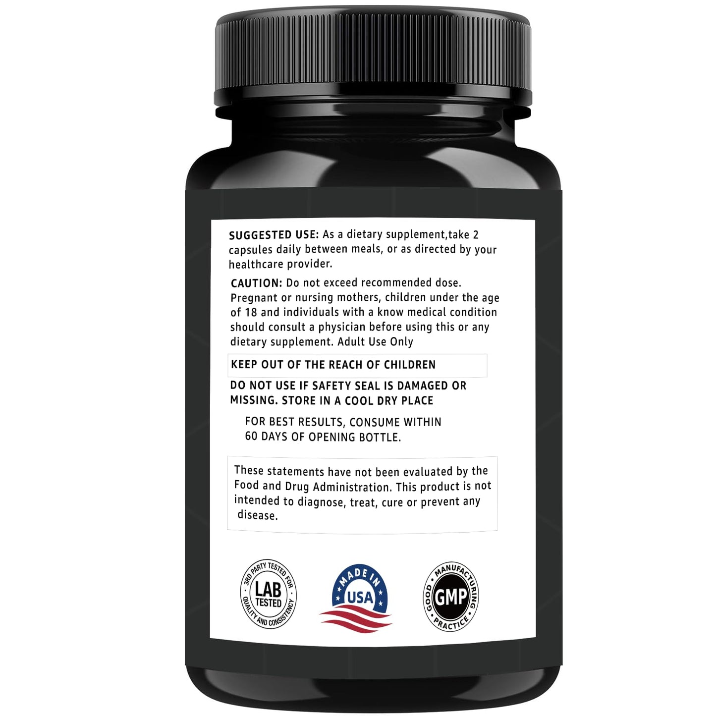 AMZEYE Brain Support Supplement Capsules, 60 Count