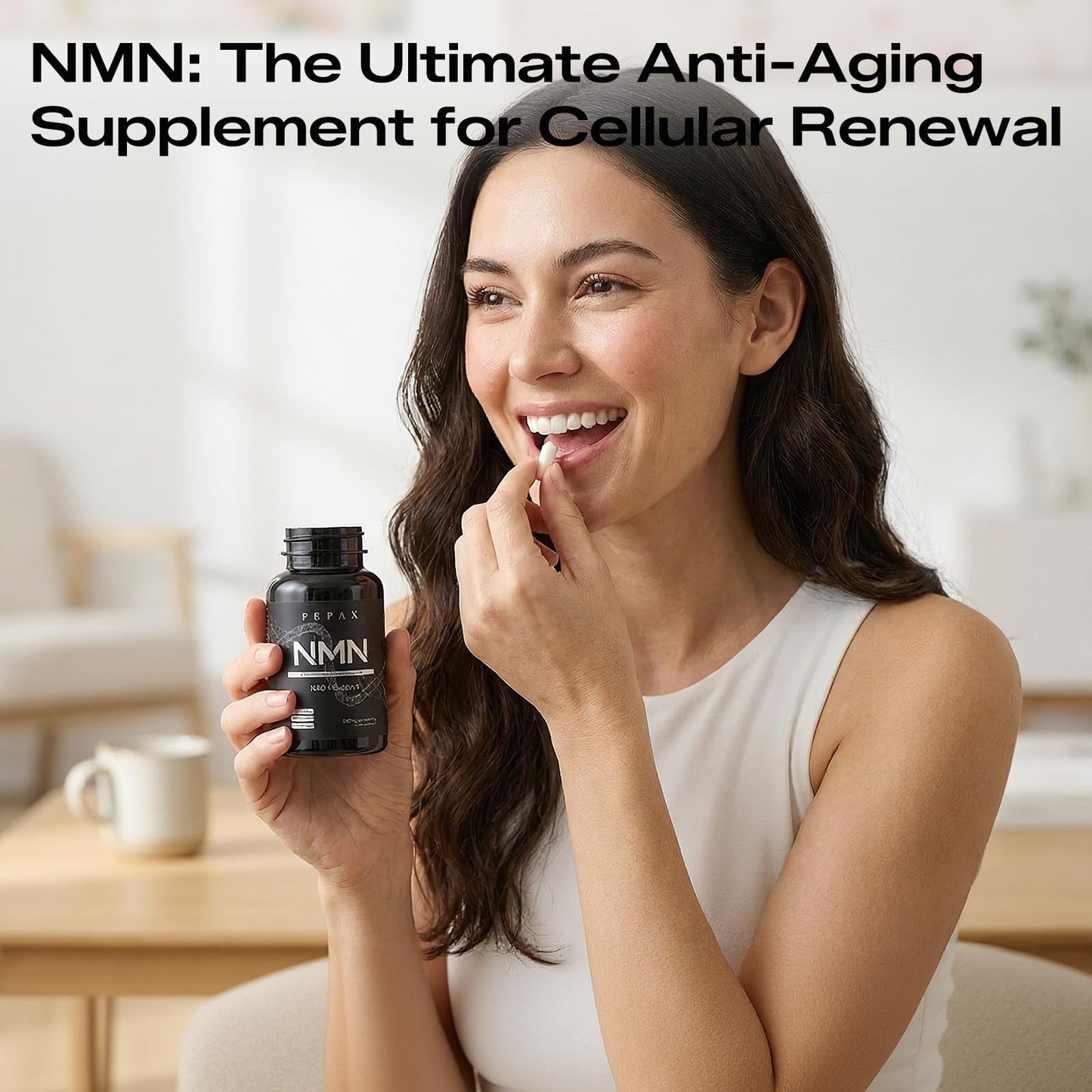 PEPAX NMN Supplement 500mg Capsule, 90 Capsules