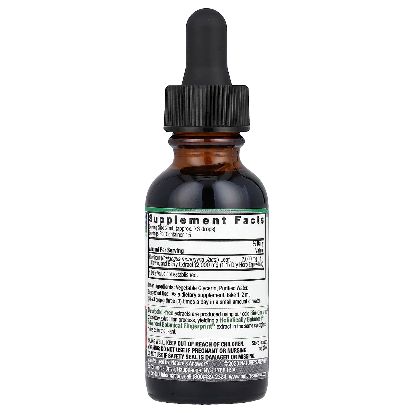Nature's Answer Hawthorn Berry Capsules, 1 Count