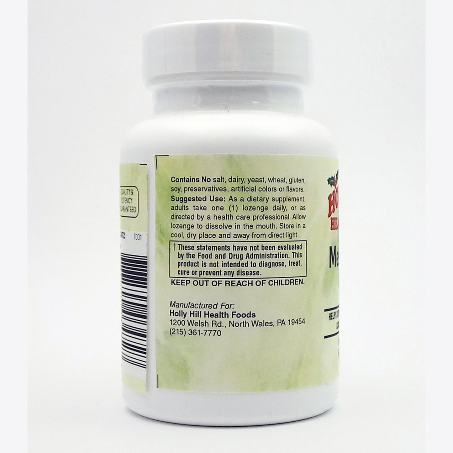 Holly Hill Health Foods Methylfolate Lozenges 60