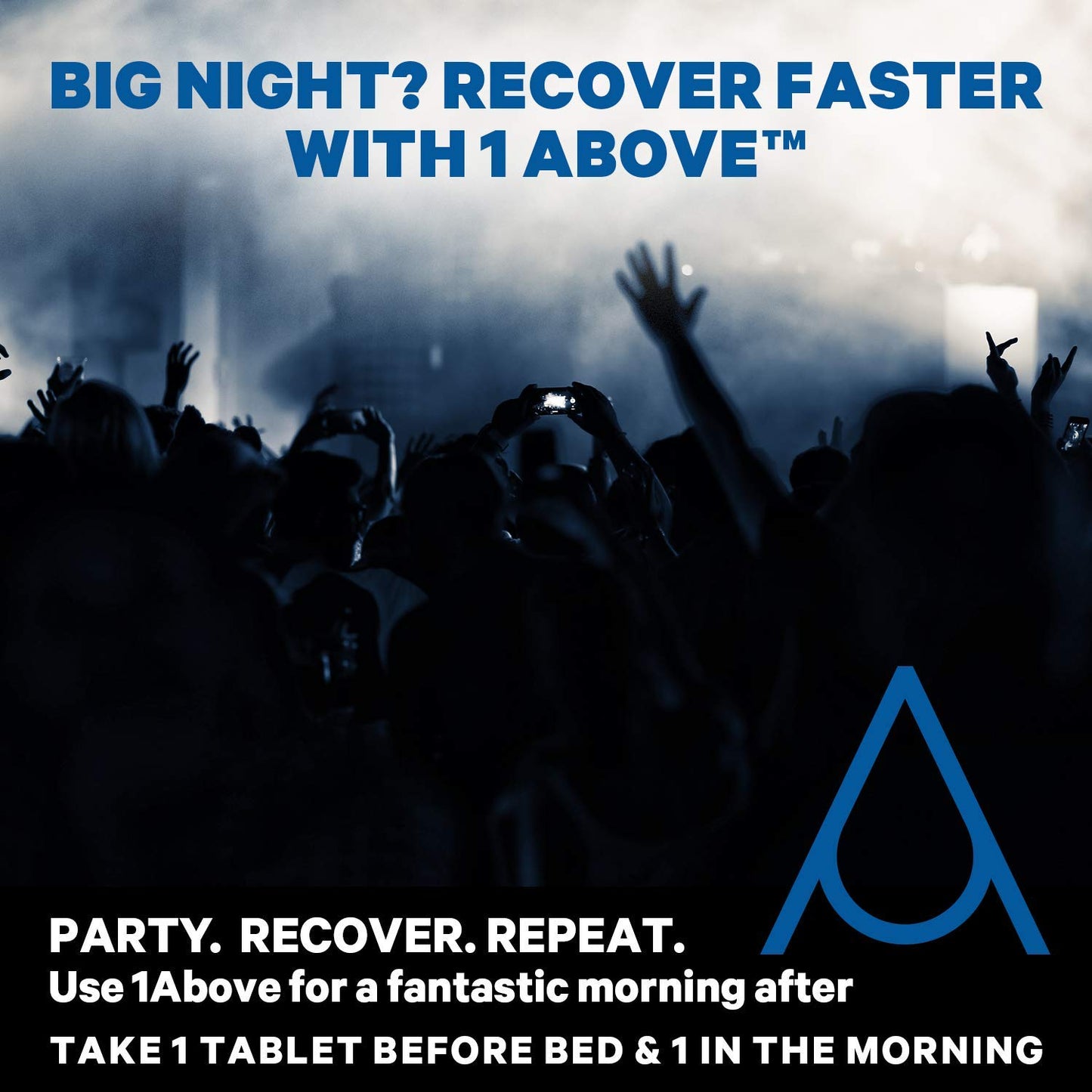 1ABOVE Jet Lag Relief, 10 Tablets