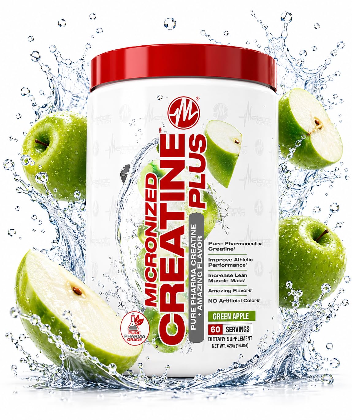 Metabolic Nutrition Micronized Creatine Plus Powder 14.8 oz