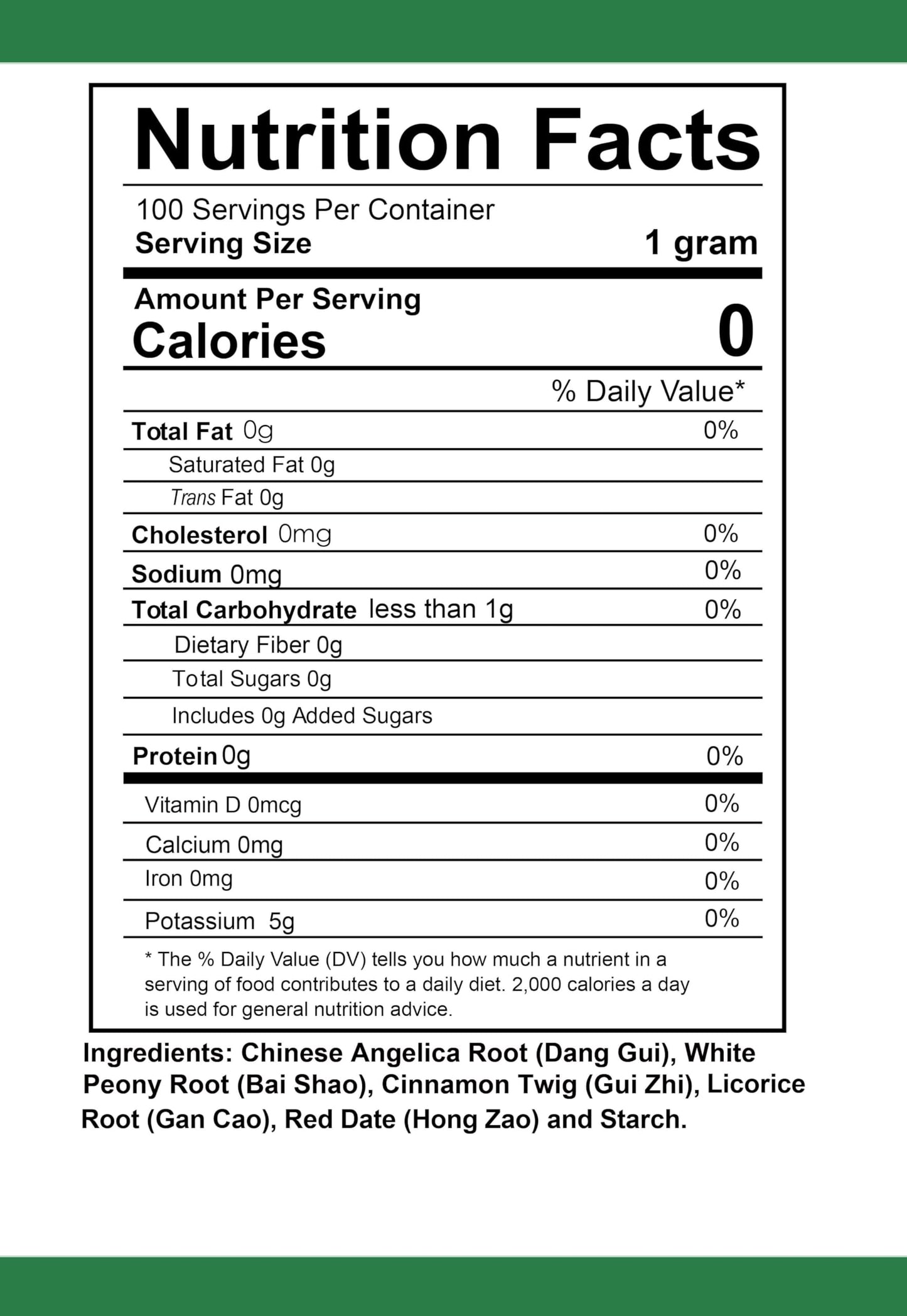 Health Herbal Dang Gui Si Ni Tang/Dang Gui & Jujube Decoction Powder, 3.53 oz