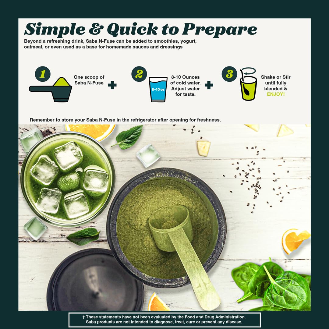 Saba N-Fuse™ Super Greens Powder, 318